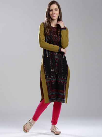 woolen kurta w