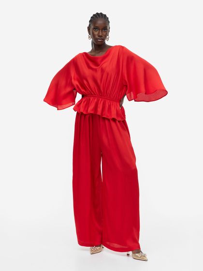 Buy H M Women Patterned Unitard Jumpsuit for Women 21792464 Myntra