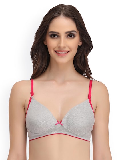Clovia Cotton Non-Padded Wirefree T-Shirt Bra With Double Layered