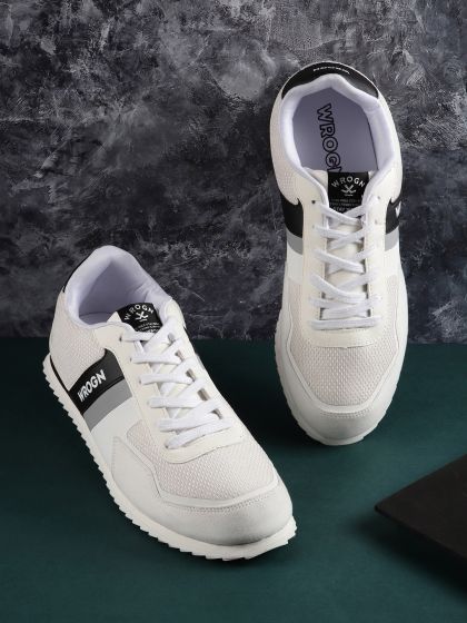 Wrogn men discount grey sneakers