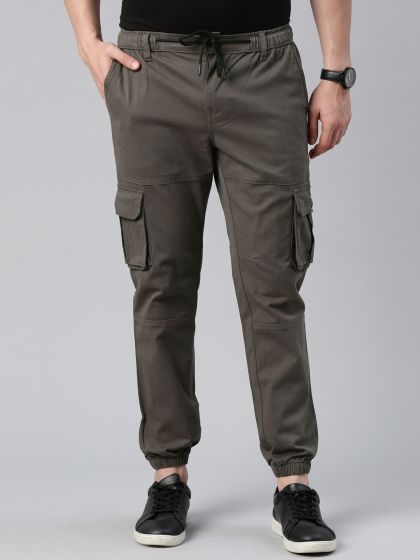 Slim fit store cotton joggers