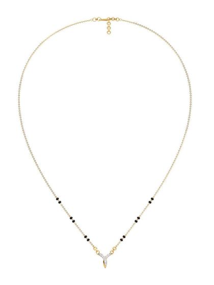 Diamond mangalsutra price shop in kalyan jewellers