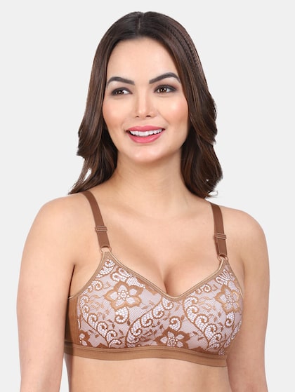 Lace Pure Comfort V-Neck Pullover Non-Wired Full Cup Bra by