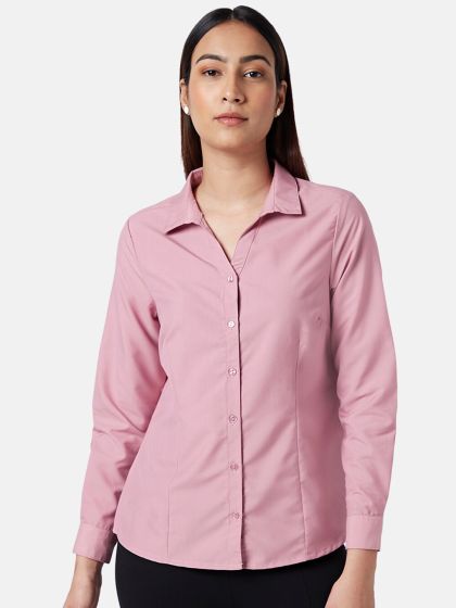 Park avenue women's solid formal shirt cheap