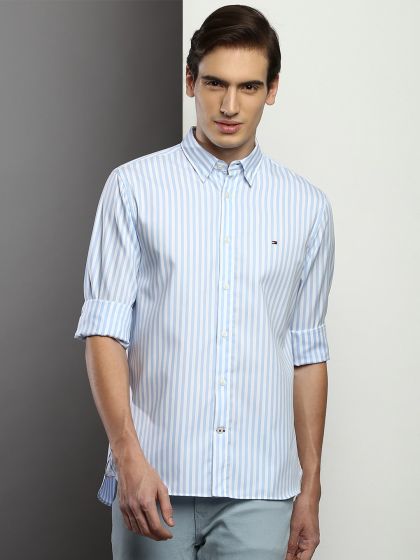 Tommy hilfiger vertical striped shirt hotsell