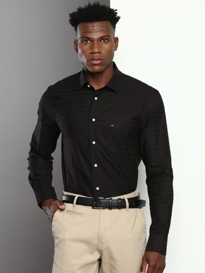 Buy Tommy Hilfiger Tartan Checks Checked Twill Formal Shirt