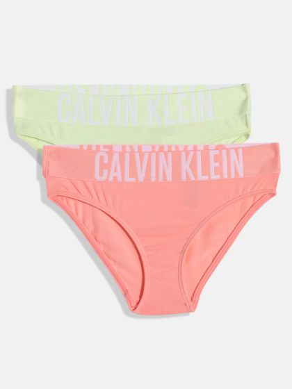 Buy Calvin Klein Underwear Girls Pack Of 2 Bikini Briefs G8005990WS - Briefs  for Girls 22360474