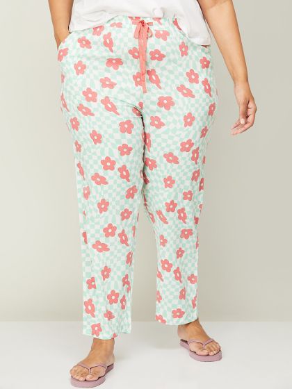 Buy Nexus By Lifestyle Plus Size Women Printed Lounge Pants