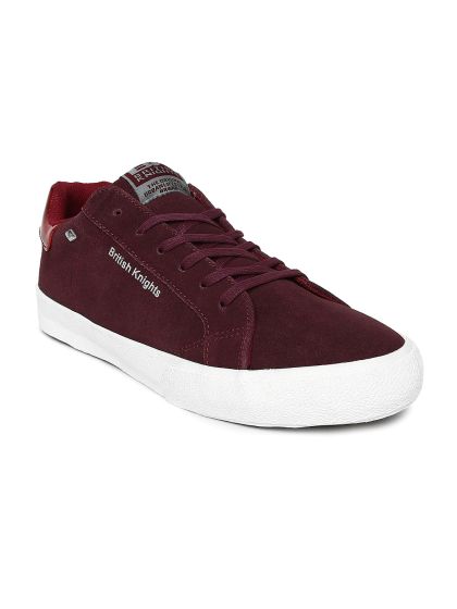 Buy Puma Men Burgundy Classic Solid Suede Sneakers Casual Shoes
