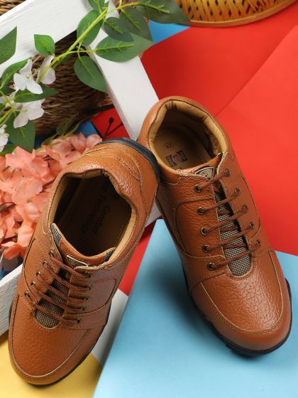 Buy Red Chief Men Brown Leather Casual Shoes Casual Shoes for