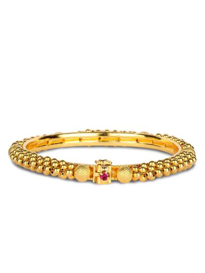 Buy CANDERE A KALYAN JEWELLERS COMPANY 22KT Gold Tushi Bangle 2.35