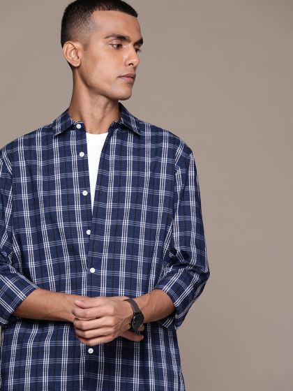 Buy Macy s Club Room Pure Cotton Printed Casual Shirt Shirts for