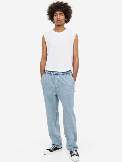 H&m mens tapered jeans sales