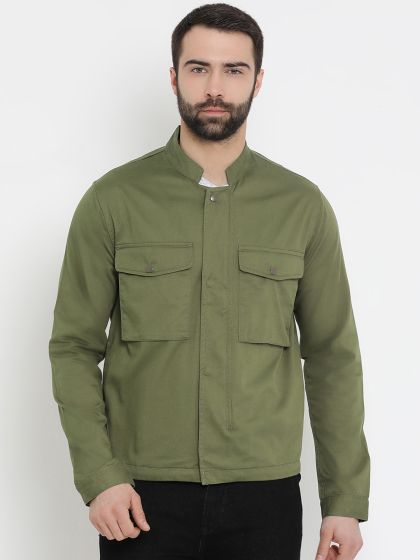 Buy Tommy Hilfiger LEWIS HAMILTON Men Olive Green Bomber With