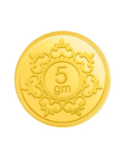 Buy CANDERE A KALYAN JEWELLERS COMPANY 24KT Gold Coin 1gram Gold
