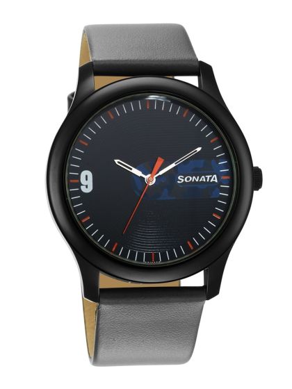 Buy Sonata Men Black Digital Watch NK77058PP03 Watches for Men