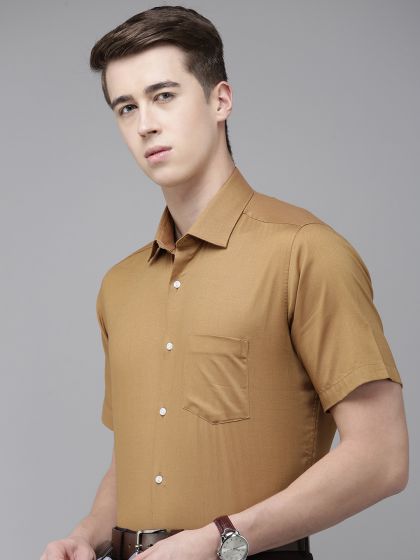 Van Heusen-Mens Full Sleeves Custom Fit Formal Check Shirt
