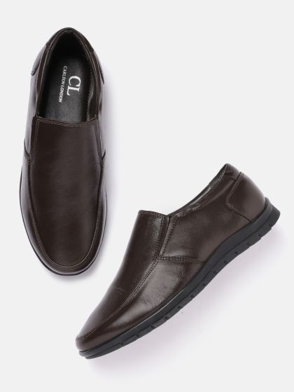 Lacoste mens shoes store slip on leather loafers