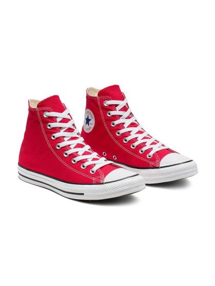 Red cheap converse leather