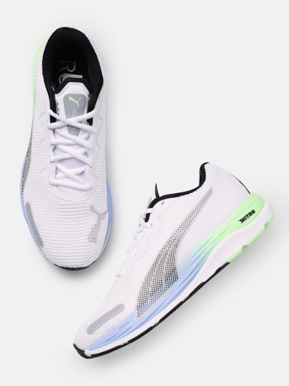 Buy Nike Men White Air Max Infuriate II Premium Basketball Shoes