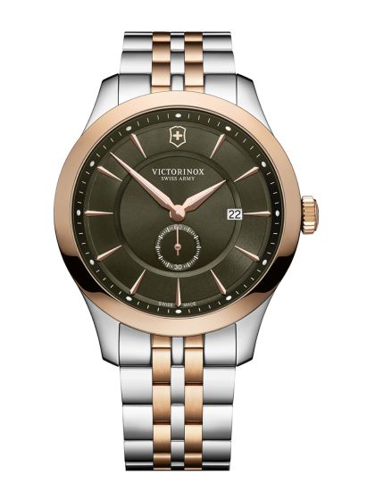 Buy Victorinox Men Grey Silver Toned Swiss Analogue Watch 241765