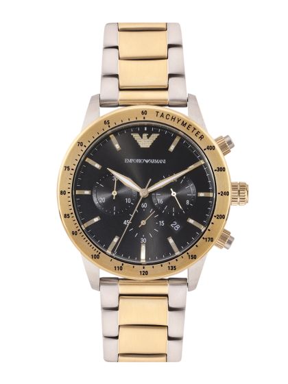 Emporio armani ar2448 men's chronograph watch with navy blue dial sale
