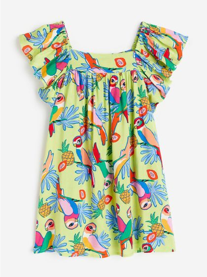 H&m parrot deals dress