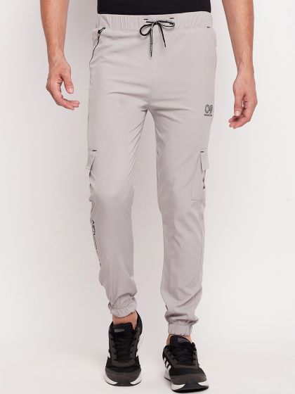 ALLELMS Mens Cargo Joggers Pants Slim Fit Stretch with 8 Pockets