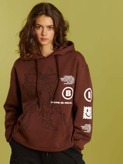 H and m cheap courageous hoodie