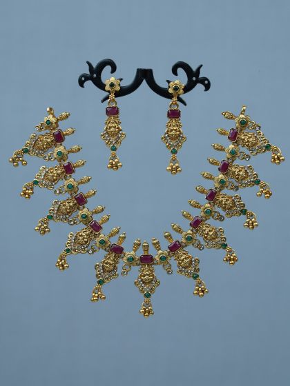 Kemple set store gold necklace price
