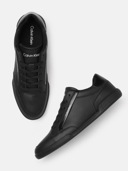 Black calvin sales klein shoes