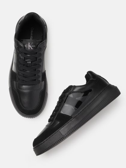 Buy Calvin Klein Men Low Top Lace Up Mix Solid Sneakers Casual
