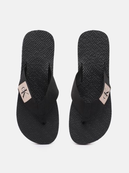 Buy Just Cavalli Men Self Design Sliders Flip Flops for Men
