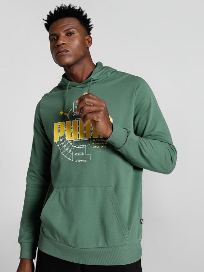 Cream puma hoodie online
