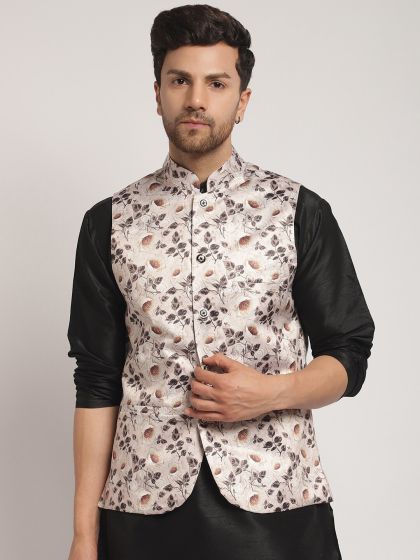 Nehru jacket discount floral print