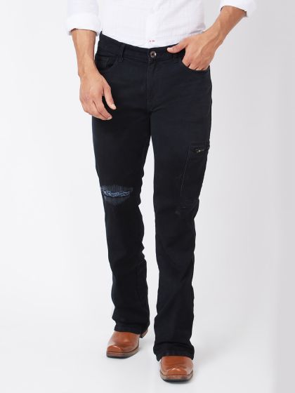 Buy Mode De Base Men Jean Bootcut Stretchable Cotton Jeans - Jeans
