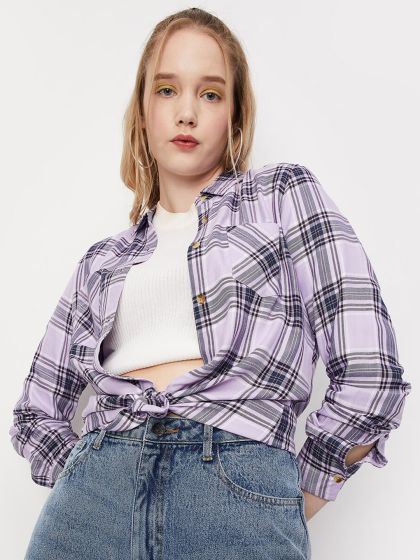 Vastrado Oversized Classic Checked T-Shirt