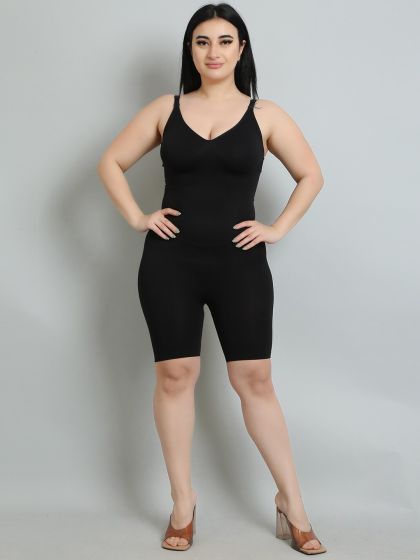 Buy Clovia Beige High Compression Body Suit - Shapewear for Women 2679252