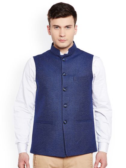 side button nehru jacket