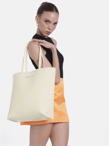 Structured crosshatch online tote bag