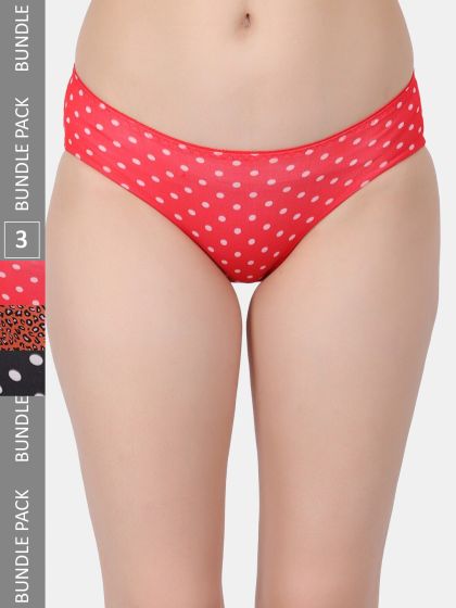 Buy online Women Pack Of 3 Solid Hipster Panties from lingerie for Women by  Amour Secret for ₹819 at 73% off