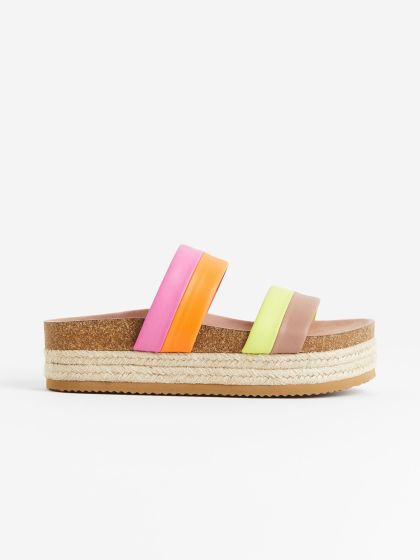 Buy H M Women Canvas Trainer Sandals Casual Shoes for Women
