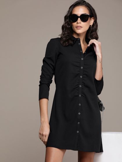 Calvin klein floral chiffon shirtdress store