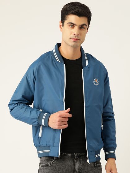 Buy Duke Men Black Colourblocked Windcheater Tailored Jacket