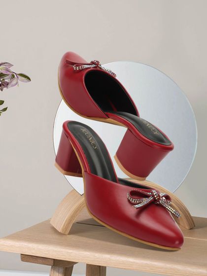 Red mary on sale jane shoes heels
