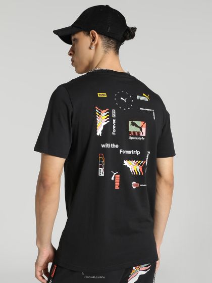 Buy Nike Men s As Drip Swoosh Black T Shirt Tshirts for Men 7585