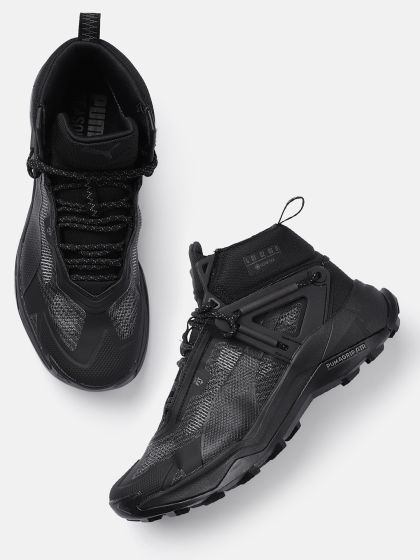 Buy Adidas Men Blue Black Path Cross Mid AX2 Trekking Shoes