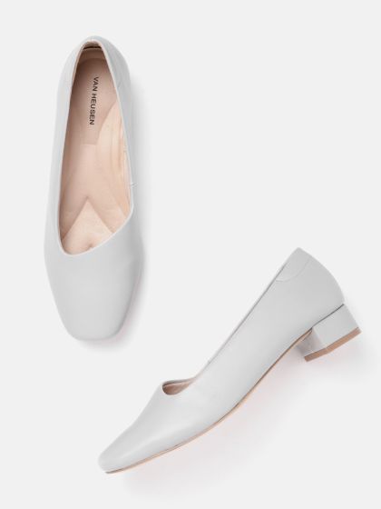 Buy Van Heusen Woman Block Pumps Heels for Women 24147506 Myntra