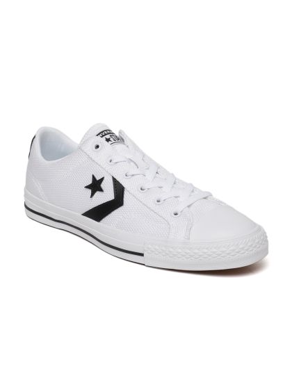 converse men white sneakers