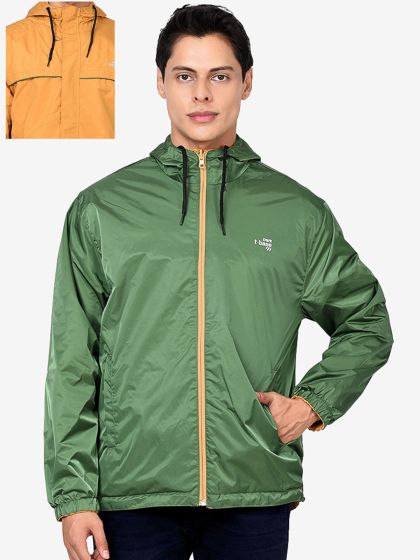Buy Sports52 Wear Men Printed Detachable Hood Rain Jacket Rain